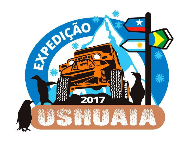 Badge para Expedição para Ushuaia