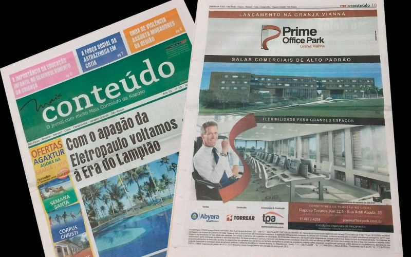 Prime Office Park - Anúncio no Jornal Mais Conteúdo