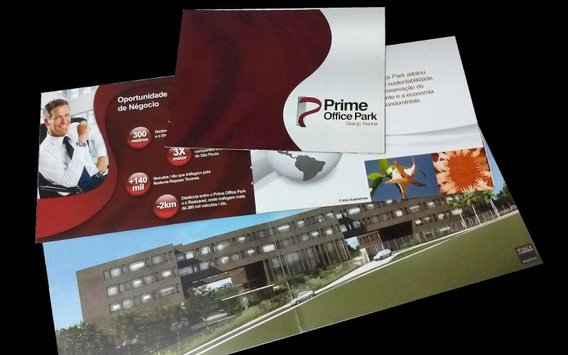 Prime Offie Park Granja Vianna - Pocket Folder para Distribuição